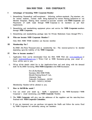 Nursing Home Board  Form