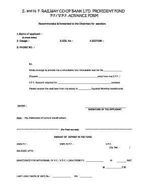 Vpf Form PDF