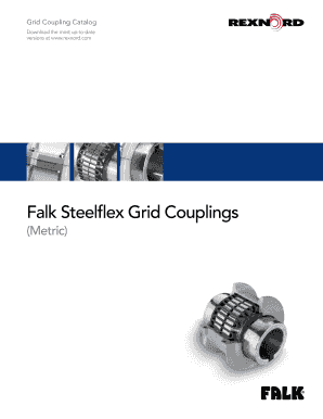 Falk Coupling Catalog PDF  Form