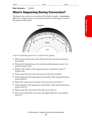 Where is the Temperature of the Mantle Material Greater at Point a or Point B Explain Why  Form