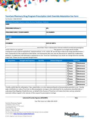 Tenncare Attestation Form PDF
