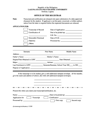 Lspu Portal  Form