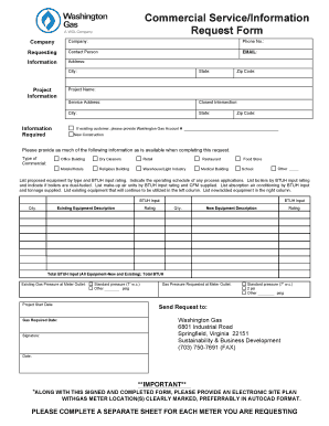 Washington Gas Commercial Load LetterPM Edits3  Form