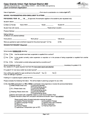 Cguhsd  Form