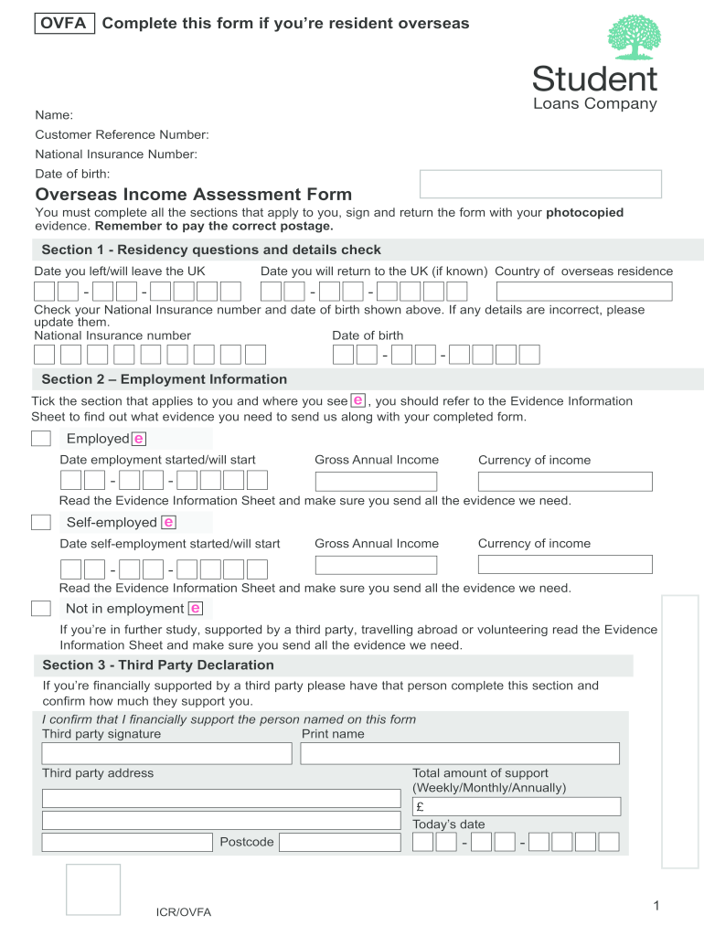 Ovfa Form