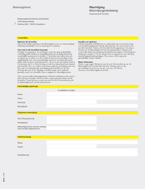 Omdat onenigheid verdieping Machtigingsformulier Motorrijtuigenbelasting - Fill Out and Sign Printable  PDF Template | signNow