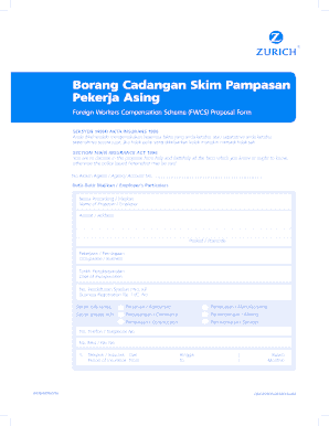 Pampasan Pekerja  Form