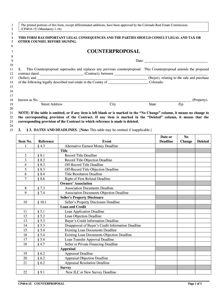  CP40615 Mandatory 116 2016-2024