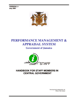 PMAS Employee Handbook Cabinet Office  Form