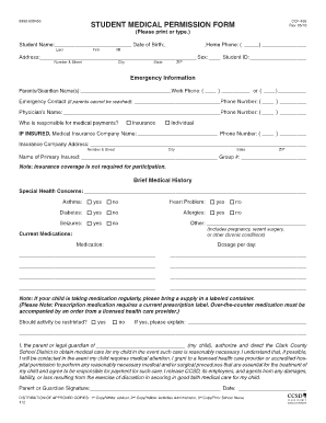 Ccsd Forms