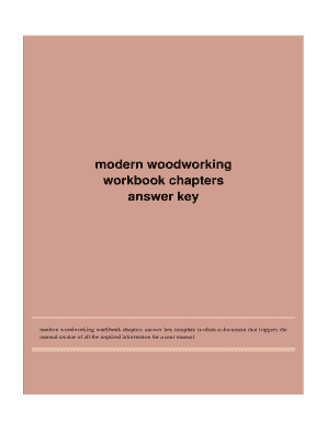 Modern Woodworking Textbook Answers  Form
