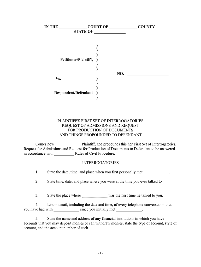 Fill and Sign the What Happens If the Parties Plaintiff or Defendant Do Form