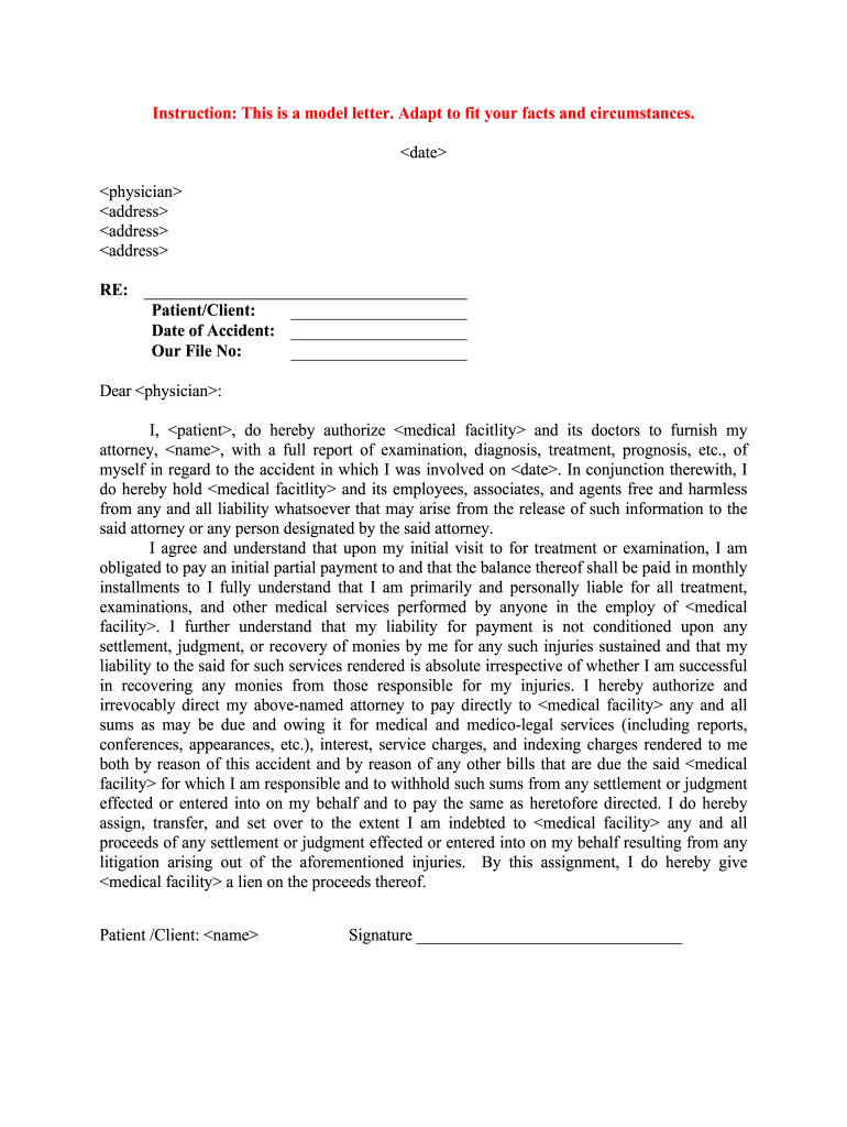 Fill and Sign the Medical Case File Template Form